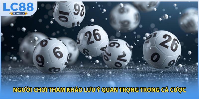 Người chơi tham khảo lưu ý quan trọng trong cá cược